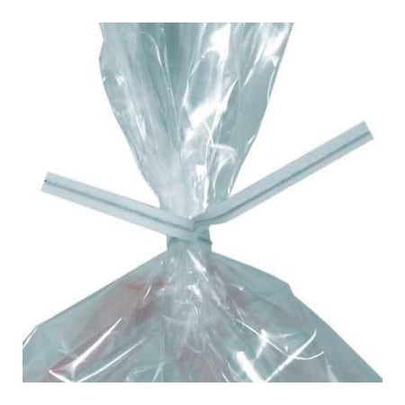 Box Packaging Paper Twist Ties 8L x 5/32W White 2000/Pack PBT8W